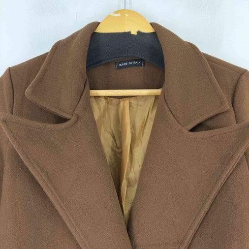 ウール混チェスターコート レディース