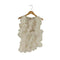 NOTRE emor asymmetry tulle tops レディース FREE