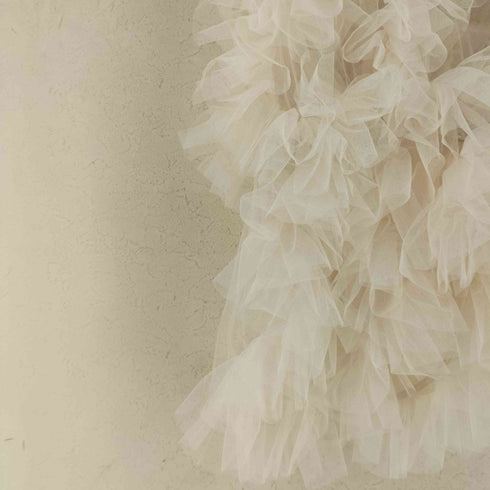 NOTRE emor asymmetry tulle tops レディース FREE