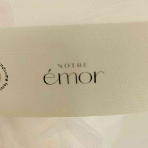 NOTRE emor asymmetry tulle tops レディース FREE