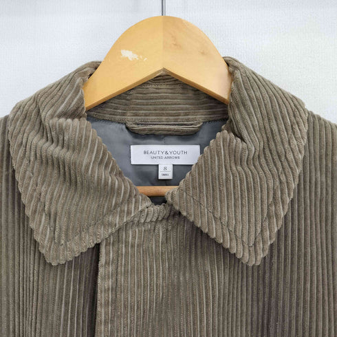 ビューティーアンドユースユナイテッドアローズ BEAUTY & YOUTH UNITED ARROWS コーデュロイ バルカラー コート メンズ JPN:S