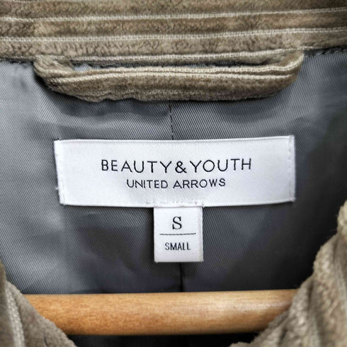ビューティーアンドユースユナイテッドアローズ BEAUTY & YOUTH UNITED ARROWS コーデュロイ バルカラー コート メンズ JPN:S