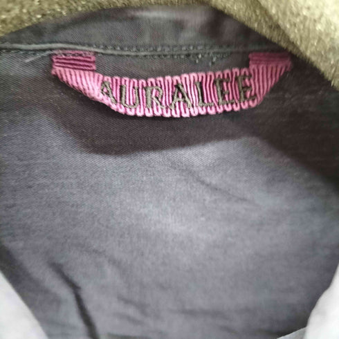 オーラリー AURALEE 20ss 後染め WASHED FINX TWILL BIG SHIRTS メンズ JPN:3