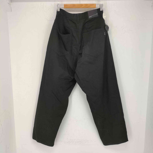 ラッドミュージシャン LAD MUSICIAN TAPERED BAGGY PANTS BLACK バギーパンツ メンズ JPN:44