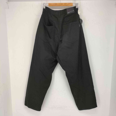 ラッドミュージシャン LAD MUSICIAN TAPERED BAGGY PANTS BLACK バギーパンツ メンズ JPN:44
