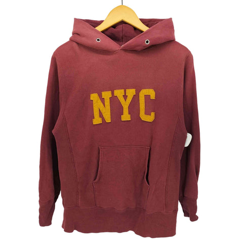 チェスウィック Cheswick NYC ロゴ ワッペン 刺繍 プルオーバー パーカー メンズ JPN:M