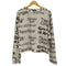VENICE W メッセージ クルーネック 長袖カットソー レディース import:S