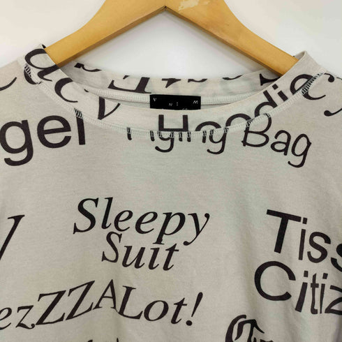 VENICE W メッセージ クルーネック 長袖カットソー レディース import:S