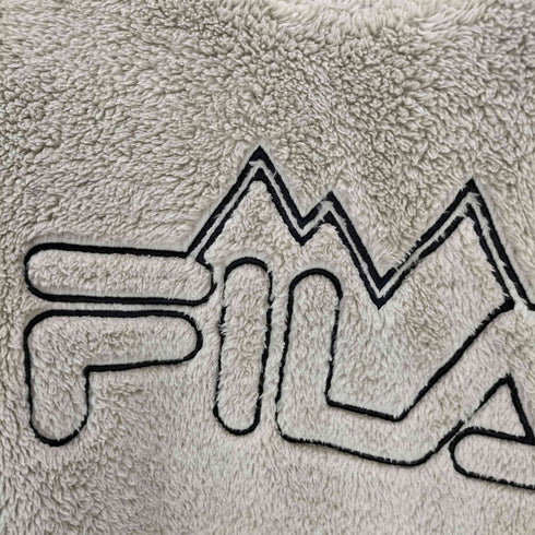 フィラ FILA ロゴ刺繍フリースプルオーバー メンズ JPN:L