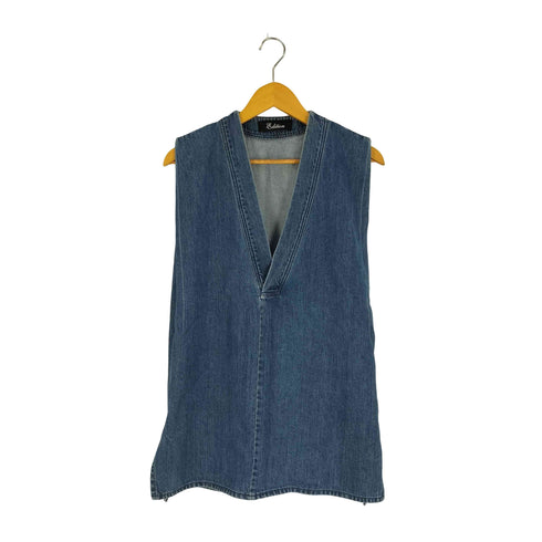 エディション Edition 21SS 10oz ORGANIC DENIM デニムベスト レディース FREE