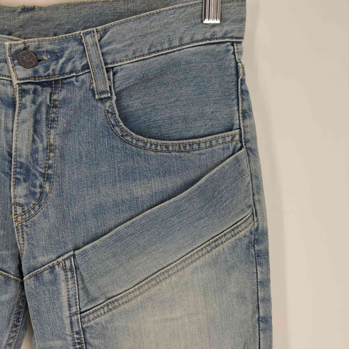 オゾンロックス OZONE ROCKS マルチポケット ストレートデニム レディース JPN:XS