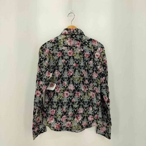 トルネードマート TORNADO MART エンブレム トライバル柄 長袖ドレスシャツ Y2K メンズ JPN:L