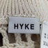 ハイク HYKE 24SS CROCHETED CROPPED メッシュ ニットベスト レディース