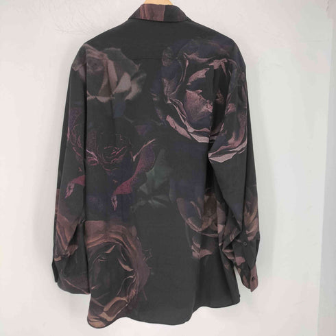 ラッドミュージシャン LAD MUSICIAN 21SS DECHINE BIG ROSE BIG SH RED フラワー ビッグ シャツ メンズ JPN:46