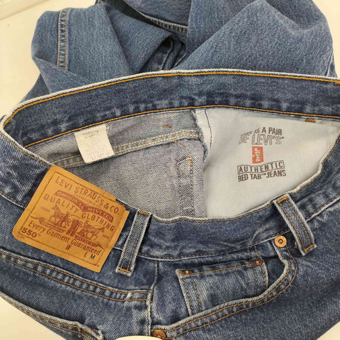リーバイス Levis 90-00s USA製 ボタン裏刻印512 550 紙パッチ 5ポケット ジップフライ テーパード デニム パンツ メンズ  M