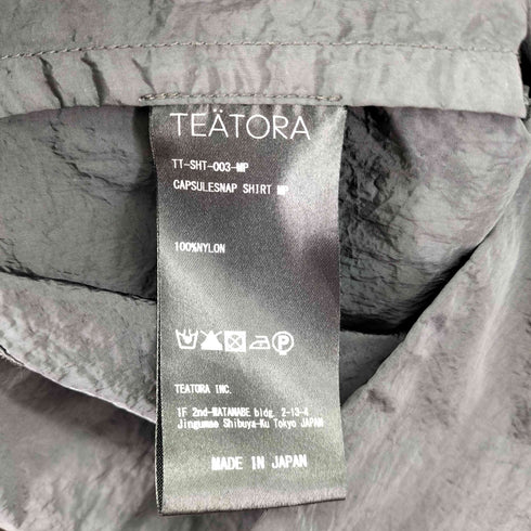 テアトラ TEATORA CAPSULESNAP SHIRT METALLIC PACKABLE メンズ 2