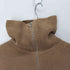 ギャップ Gap ボーダー柄 リングハーフジップ ハイネックコットンニット メンズ import:M