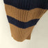 ギャップ Gap ボーダー柄 リングハーフジップ ハイネックコットンニット メンズ import:M
