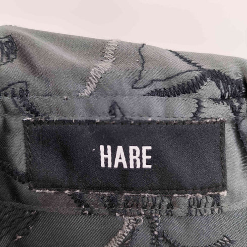 ハレ HARE 刺繍総柄 S/S シャツ メンズ