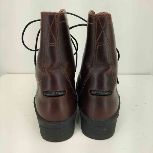 ARIAT レースアップ ショート レザーブーツ レディース US:5.5