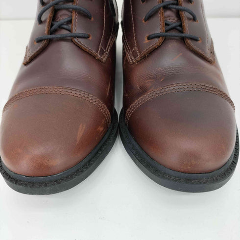ARIAT レースアップ ショート レザーブーツ レディース US:5.5