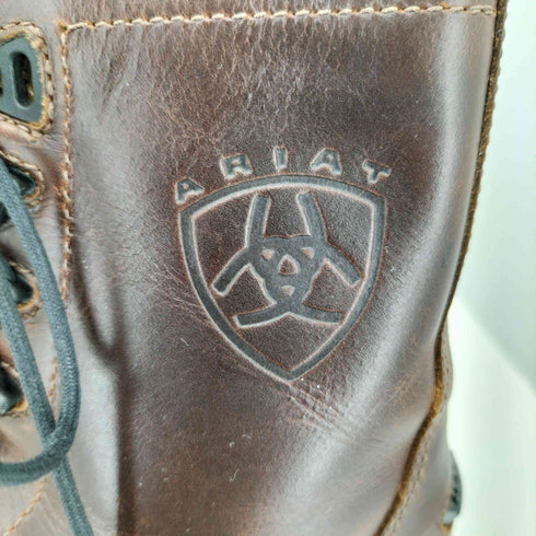 ARIAT レースアップ ショート レザーブーツ レディース US:5.5