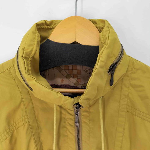 裏地総柄 optiジップロールアップ式 マルチポケットジャケット メンズ