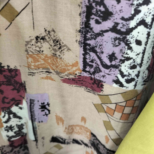 裏地総柄 optiジップロールアップ式 マルチポケットジャケット メンズ