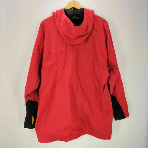 マルボロ Marlboro 90S ロゴ刺繍 裏地メッシュ ナイロン マウンテンパーカー シェルジャケット メンズ FREE