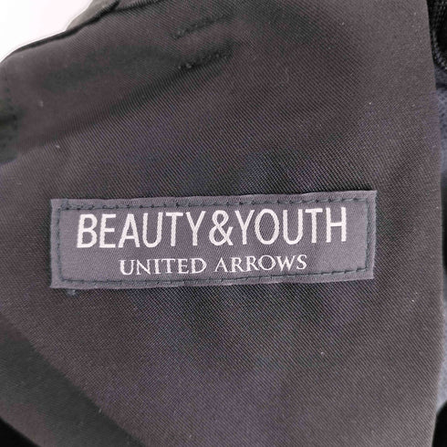 ビューティーアンドユースユナイテッドアローズ BEAUTY & YOUTH UNITED ARROWS B&Y リンクル 1プリーツ テーパード パンツ メンズ L