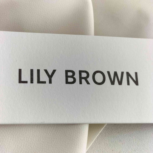 リリーブラウン Lily Brown バックリボンボディスーツ レディース FREE