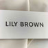 リリーブラウン Lily Brown バックリボンボディスーツ レディース FREE
