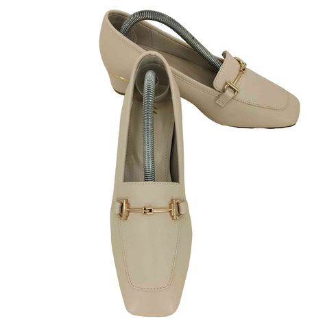 オリエンタルトラフィック ORiental TRaffic メタリックラインビットヒールローファー レディース JPN:36