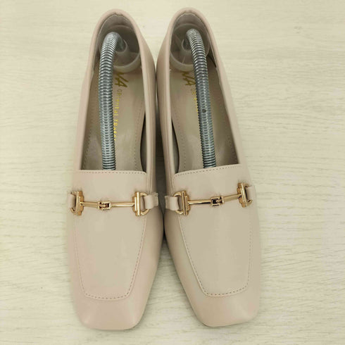 オリエンタルトラフィック ORiental TRaffic メタリックラインビットヒールローファー レディース JPN:36