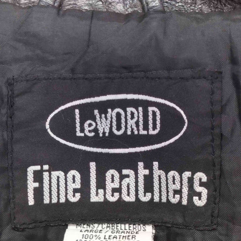 GENUINE LEATHER レザースイングトップジャケット メンズ