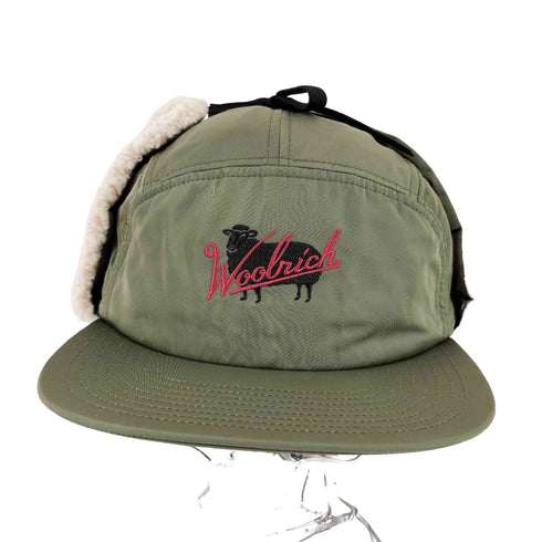 ウールリッチ WOOLRICH サテン ボア イヤーフラップ キャップ メンズ FREE