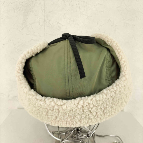 ウールリッチ WOOLRICH サテン ボア イヤーフラップ キャップ メンズ FREE