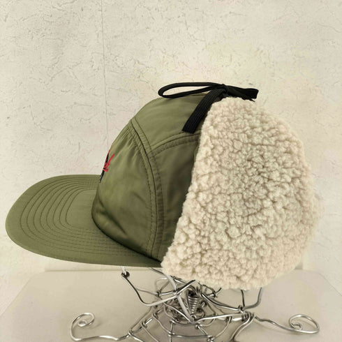 ウールリッチ WOOLRICH サテン ボア イヤーフラップ キャップ メンズ FREE