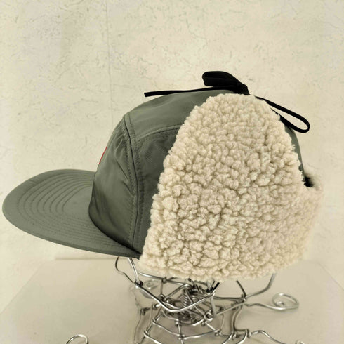 ウールリッチ WOOLRICH サテン ボア イヤーフラップ キャップ メンズ FREE