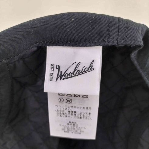 ウールリッチ WOOLRICH サテン ボア イヤーフラップ キャップ メンズ FREE