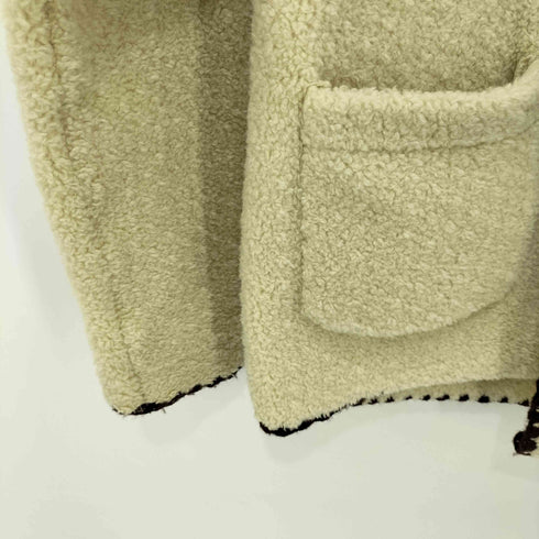 ロクビューティーアンドユースユナイテッドアローズ 6 BEAUTY & YOUTH UNITED ARROWS BOA SHELL STICH CARDIGAN レディース