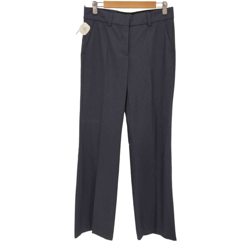 ザラ ZARA セミフレアストライプスラックス レディース JPN:M