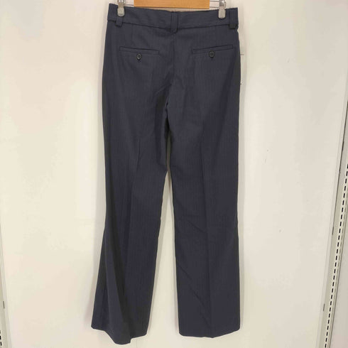 ザラ ZARA セミフレアストライプスラックス レディース JPN:M