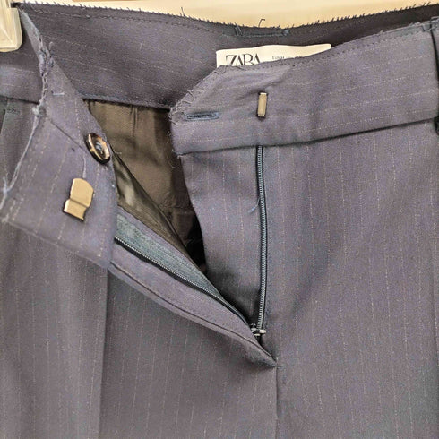 ザラ ZARA セミフレアストライプスラックス レディース JPN:M