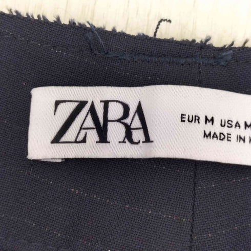 ザラ ZARA セミフレアストライプスラックス レディース JPN:M