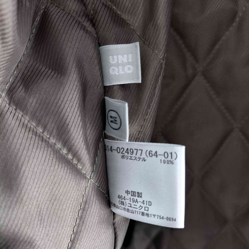 ユニクロ UNIQLO 襟コーデュロイ 比翼ジャケット メンズ