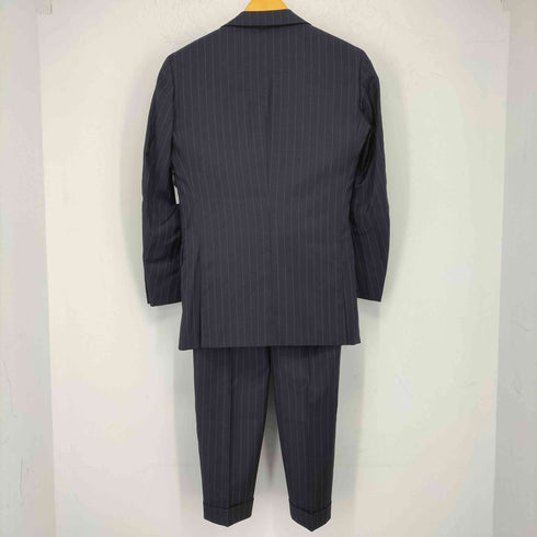 トゥモローランド TOMORROWLAND PILGRIM ストライプセットアップ テーラードジャケット センタープレススラックス ゼニアトロフェオ生地 レディース 42/42