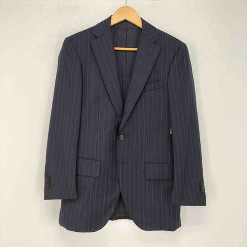 トゥモローランド TOMORROWLAND PILGRIM ストライプセットアップ テーラードジャケット センタープレススラックス ゼニアトロフェオ生地 レディース 42/42