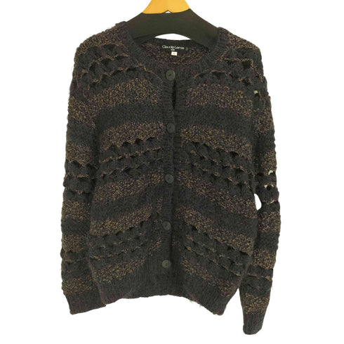 CLAUDE LEMA ナイロン混 ウールカーディガン レディース JPN:9号