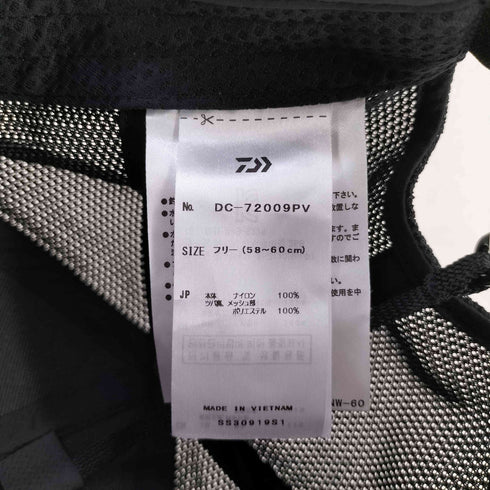 ダイワ DAIWA プロバイザーハーフメッシュキャップ ブラック メンズ FREE